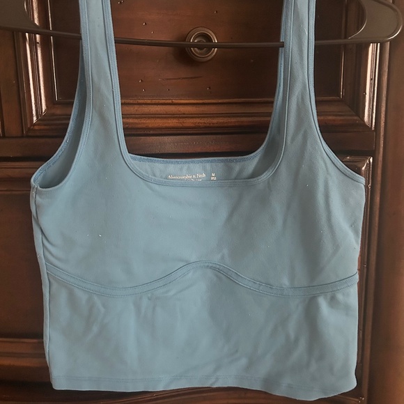 Blue Abercrombie tank top - Picture 1 of 3